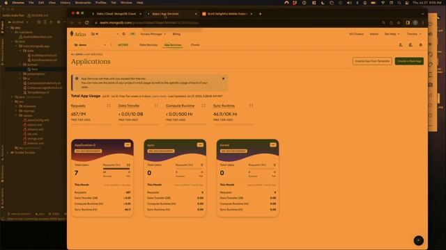 Setting up a sample real-time sync application
