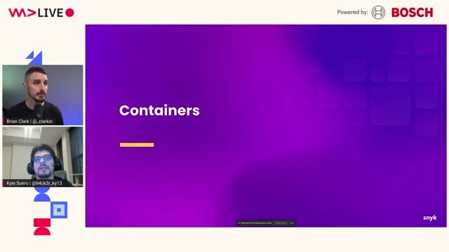 Securing containers and infrastructure as code (IAC)