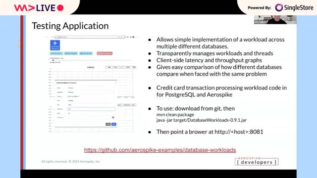 Live coding a database performance testing tool