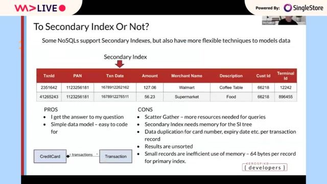 Optimizing NoSQL data models for extreme speed