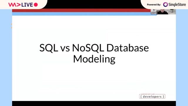 Contrasting relational SQL and NoSQL data models