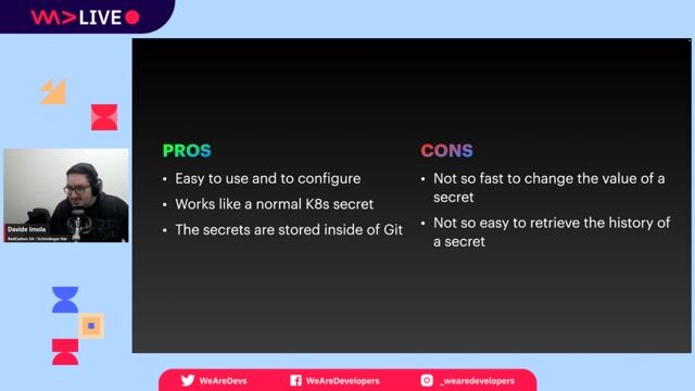 Managing secrets with external secret managers