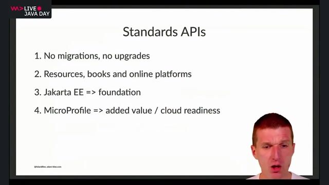 The long-term value of using standard Java APIs