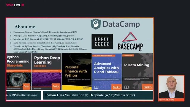 Python Data Visualization @ Deepnote (w/ PyViz overview) thumbnail