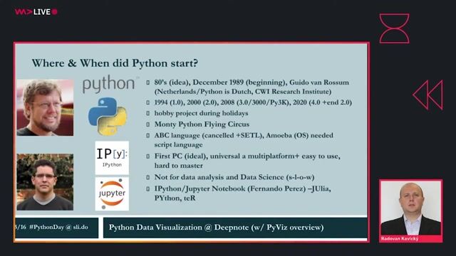History and original philosophy of the Python programming language thumbnail