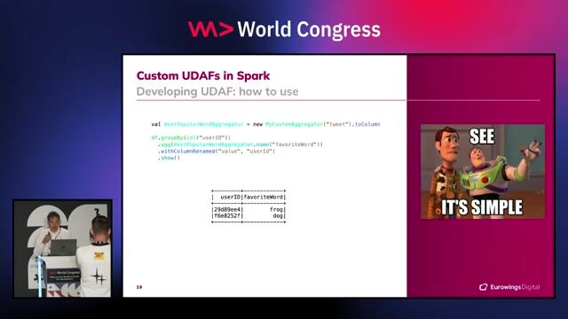 Analyzing the performance gains of the custom UDAF