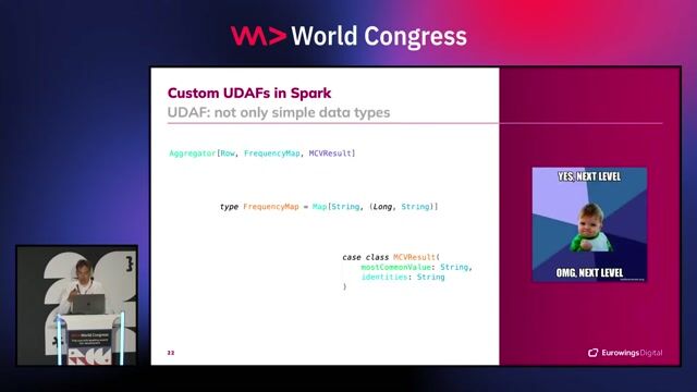 Leveraging complex data structures in UDAFs