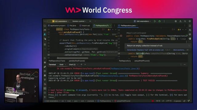 Implementing the Panache repository to pass tests