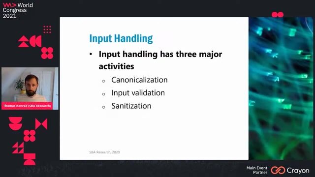 Implementing secure input and output handling