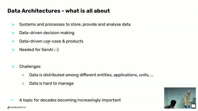 Modern Data Architectures need Software Engineering