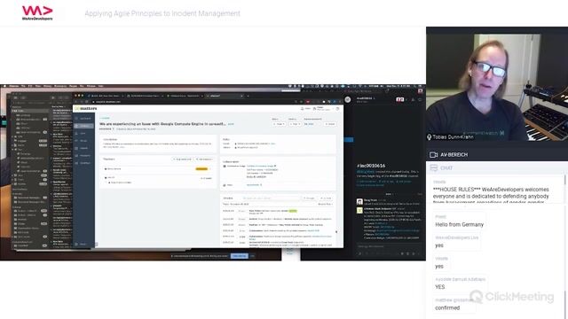 Using an incident console to manage response and resolvers