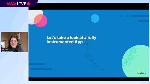Visualizing application performance with an Elastic dashboard