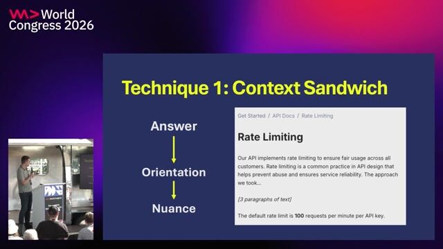 Structuring documentation chunks using the context sandwich technique thumbnail