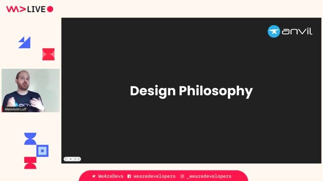 Anvil's design philosophy of code and accessibility