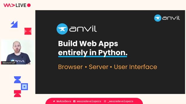Anvil: Full Stack Web Apps With Nothing But Python thumbnail