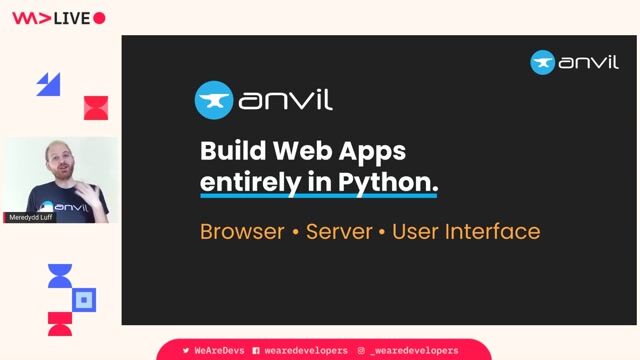 Anvil: Full Stack Web Apps With Nothing But Python