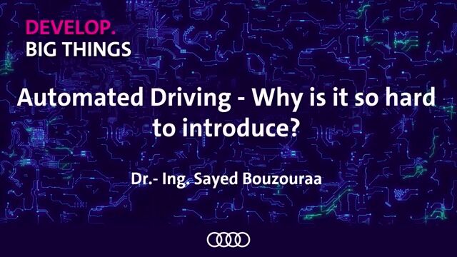 Automated Driving - Why is it so hard to introduce