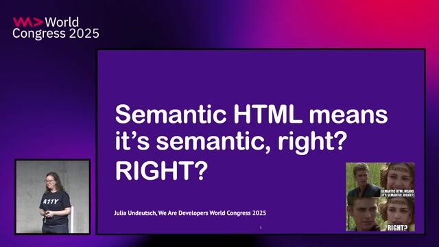 The case for semantic HTML in accessibility thumbnail