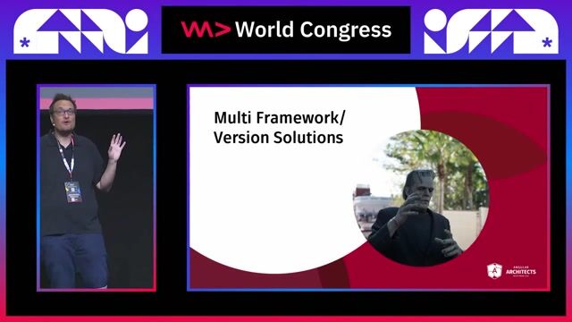 Combining different frameworks with the Frankenstein architecture