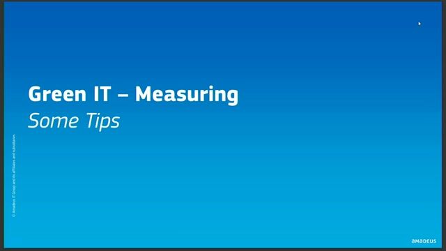 Measuring software carbon intensity with SCI