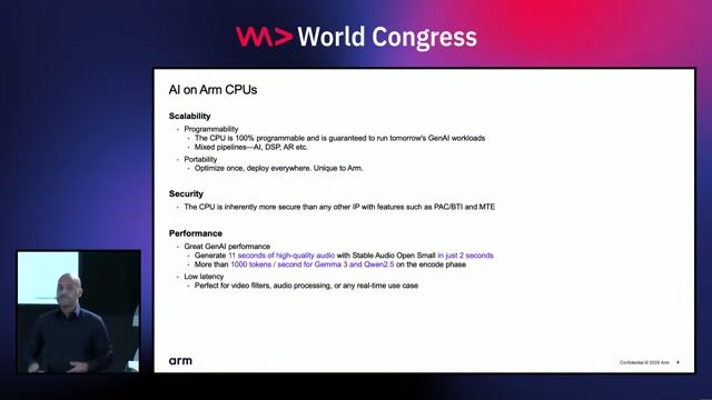 Why you should run AI workloads on the Arm CPU