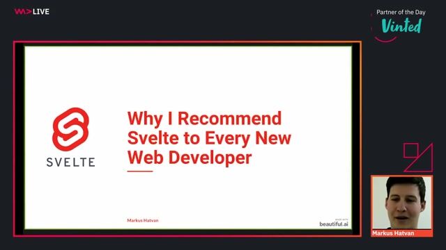 Why I Recommend Svelte to Every New Web Developer thumbnail