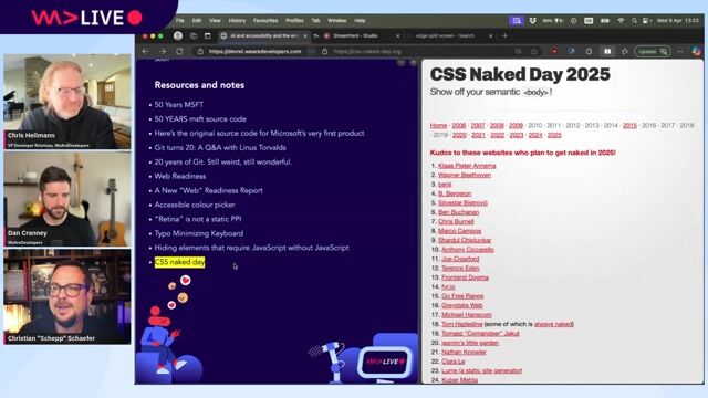 The history of the German web development community