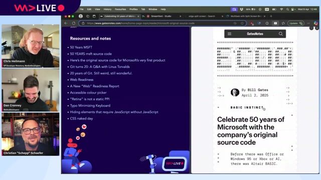Legacy code, BASIC, and modern scrollytelling UIs