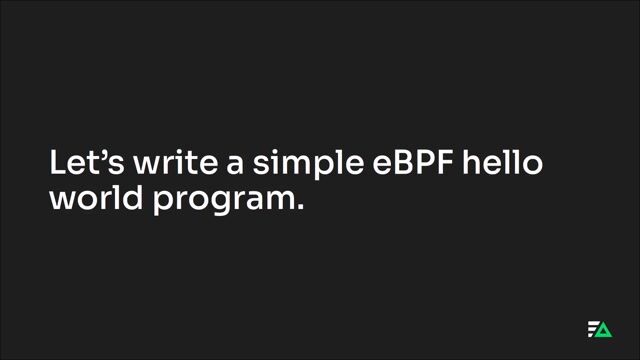 Writing an eBPF program in C to trace processes