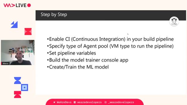Building a model with the Visual Studio Model Builder