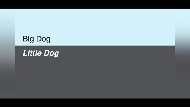 Navigate power dynamics with the big dog, little dog analogy