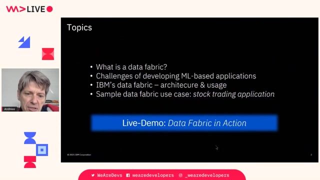 Data Fabric in Action - How to enhance a Stock Trading App with ML and Data Virtualization