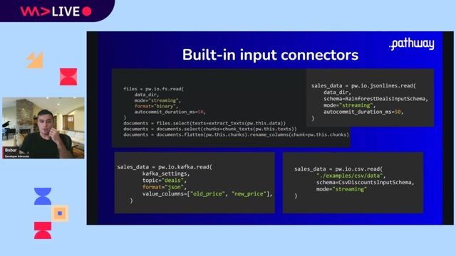 Building real-time AI applications with Pathway