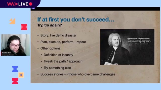 Building resilience by learning from failure and criticism