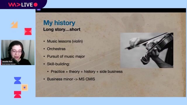 A career journey from professional musician to tech