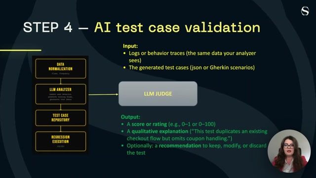 Validating test cases using the LLM judge concept thumbnail