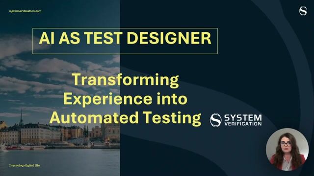 AI as a Test Designer: Transforming Experience into Automated Testing