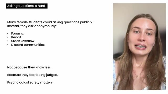 Building psychological safety for students asking technical questions publicly thumbnail