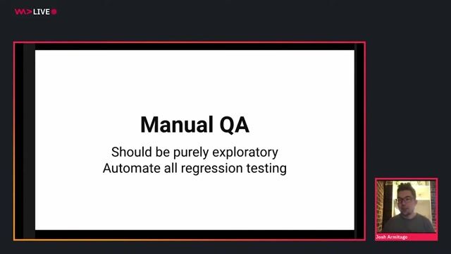 Designing a future state with automated regression testing
