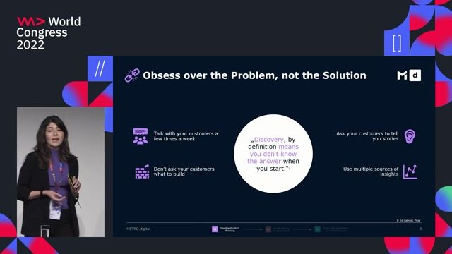 Focusing on customer problems instead of solutions