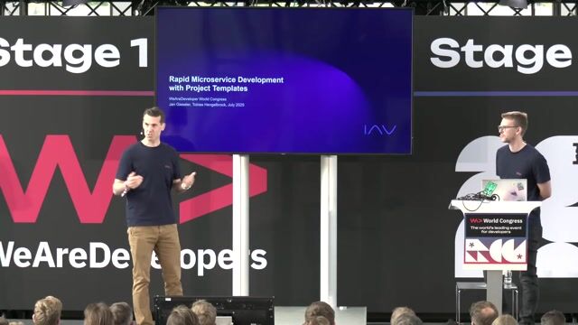 Overview of a modern microservice architecture