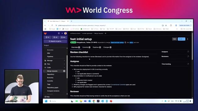 Reviewing the generated project and CI/CD pipeline