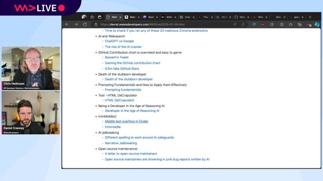 AI jailbreaking techniques and open source burnout