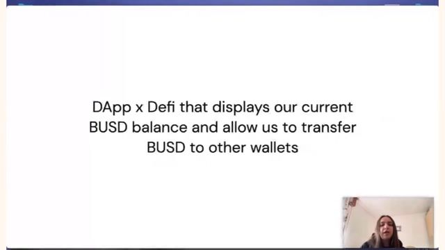 Code demo for a DeFi token transfer app