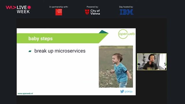 Decoupling microservices with event streams