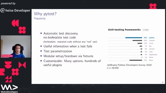 pytest: Simple, rapid and fun testing with Python