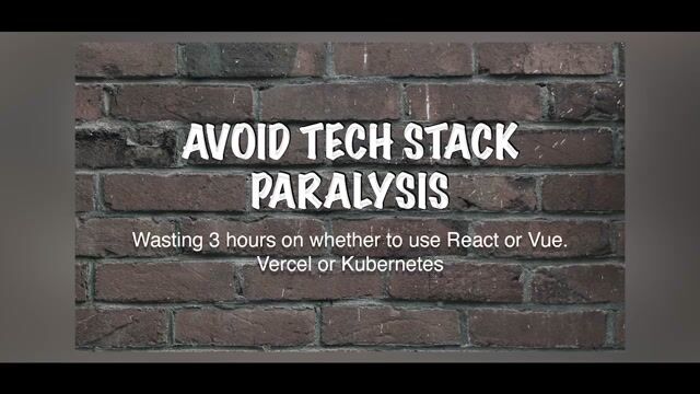 Overcome tech stack paralysis by using familiar tools