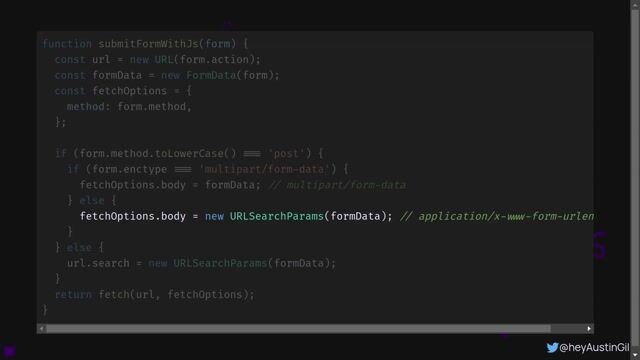 Improving the user experience with JavaScript form submissions
