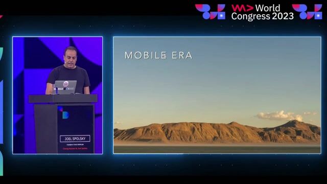 The mobile era of small screens and intermittent connections