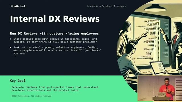 Improving DX with internal reviews and onboarding